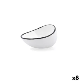 Bowl Ariane Vital Filo White Black Ceramic 12,5 cm (8 Units) by Ariane, Bowls and large cups - Ref: S2711529, Price: 42,85 €,...