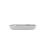 Snack tray Ariane Vital Filo White Black Ceramic Aluminium Oxide 17,3 x 2,6 x 10 cm (8 Units) by Ariane, Plates and dishes - ...