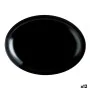 Flat Plate Luminarc Friends Time Black Glass 30 x 26 cm Meat (12 Units) by Luminarc, Plates and dishes - Ref: S2711542, Price...