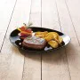 Assiette plate Luminarc Friends Time Noir verre 30 x 26 cm Viande (12 Unités) de Luminarc, Plats et plateaux - Réf : S2711542...