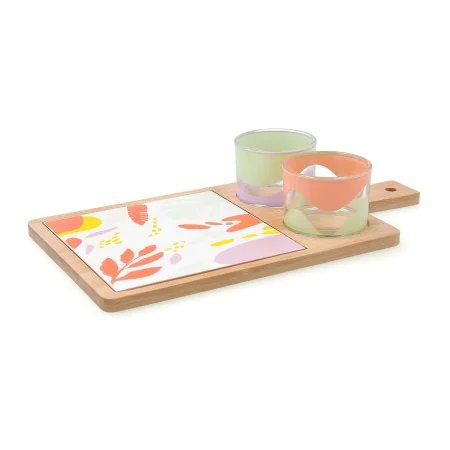 Serving set Quid Kaleido Multicolour Wood 31 x 17 x 6 cm 4 Pieces by Quid, Plates and dishes - Ref: S2711578, Price: 9,84 €, ...