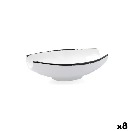 Bowl Ariane Vital Filo White Black Ceramic 19 x 13,5 cm (8 Units) by Ariane, Bowls and large cups - Ref: S2711638, Price: 61,...