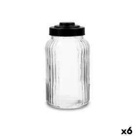 Bocal Quid Maison Transparent verre 1,25 L (6 Unités) de Quid, Stockage des aliments - Réf : S2711814, Prix : 18,50 €, Remise...