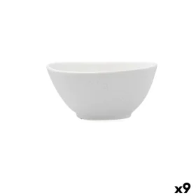 Bowl Bidasoa Fosil White Ceramic 14 X 13,9 X 6,8 CM Squared (9Units) by Bidasoa, Plates and dishes - Ref: S2711820, Price: 29...