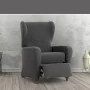 Armchair slipcovers Eysa JAZ Dark grey 90 x 120 x 85 cm by Eysa, Armchairs - Ref: D1606056, Price: 55,65 €, Discount: %