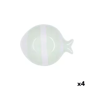 Bol Quid Kaleido Vert Céramique Poisson 15 x 13 x 4 cm (4 Unités) de Quid, Bols et tasses - Réf : S2711956, Prix : 19,21 €, R...