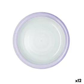 Flat Plate Quid Kaleido Green Purple Ceramic 27 cm (12 Units) by Quid, Plates and dishes - Ref: S2711972, Price: 35,49 €, Dis...