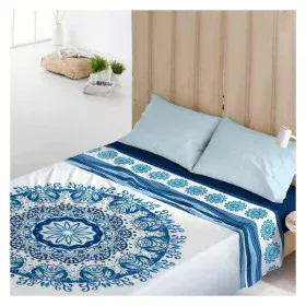 Sábana Encimera Costura Greek Indigo de Costura, Sábanas y fundas de almohada - Ref: S2803608, Precio: 21,36 €, Descuento: %