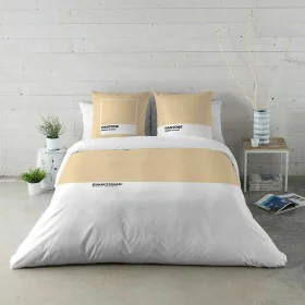 Housse de Couette Pantone Melon Cream Gran lit 2 persones (240 x 220 cm) de Pantone, Couettes et housses de couette - Réf : S...