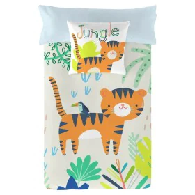 Copripiumino Naturals Tiger Singolo (180 x 220 cm) di Naturals, Piumini e copripiumini - Rif: S2806855, Prezzo: 25,86 €, Scon...