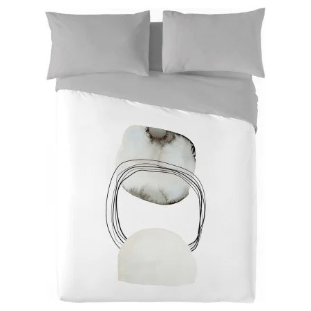 Capa nórdica Naturals Pebble Casal (220 x 220 cm) de Naturals, Edredão e capas de edredão - Ref: S2806887, Preço: 30,66 €, De...