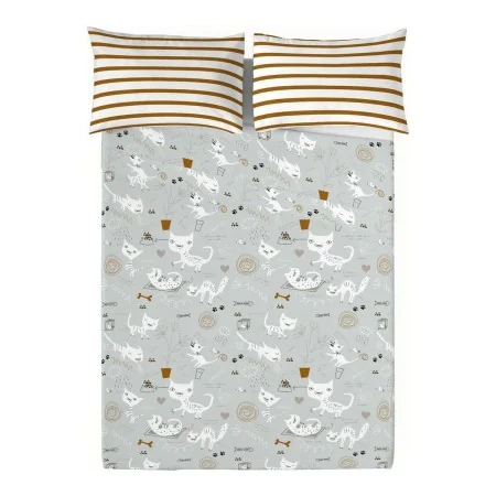 Top sheet Panzup Gatos 3 260 x 270 cm by Panzup, Sheets and pillowcases - Ref: S2806983, Price: 30,66 €, Discount: %