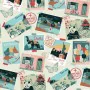 Housse de Couette Cool Kids Postcard Réversible Lit 1 persone (150 x 220 cm) de Cool Kids, Couettes et housses de couette - R...