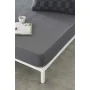 Lenzuolo con angoli aderenti Naturals ELBA Grigio scuro 135 x 200 (Ala francese) di Naturals, Lenzuola e federe per cuscino -...