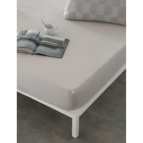 Lenzuolo con angoli aderenti Naturals ELBA Grigio chiaro 90 x 190/200 cm (Singolo) di Naturals, Lenzuola e federe per cuscino...