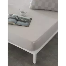 Sábana Bajera Ajustable Naturals ELBA Gris claro 135 x 200 (Cama de 135) de Naturals, Sábanas y fundas de almohada - Ref: S28...