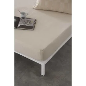 Lenzuolo con angoli aderenti Naturals ELBA Beige 135 x 200 (Ala francese) di Naturals, Lenzuola e federe per cuscino - Rif: S...