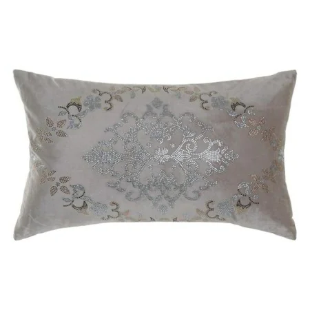 Kissen DKD Home Decor Grau Samt Polyester Rosa (50 x 30 cm) von DKD Home Decor, Zierkissen - Ref: S3006992, Preis: 24,87 €, R...