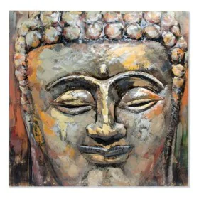 Painting DKD Home Decor Buda Wood Metal Oriental Buddha (80 x 80 x 7 cm) by DKD Home Decor, Paintings - Ref: S3007051, Price:...