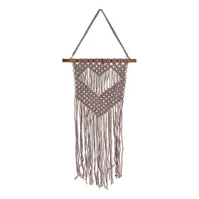 Hanging decoration DKD Home Decor Purple Light brown Bamboo by DKD Home Decor, Wall Pediments - Ref: S3007562, Price: 14,83 €...