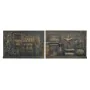 Wall Decoration DKD Home Decor Copper 60 x 4 x 40 cm (2 Units) (2 pcs) by DKD Home Decor, Ornaments - Ref: S3007612, Price: 4...