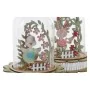 Decoração luminosa DKD Home Decor Alumínio Cristal Shabby Chic 14,5 x 14,5 x 18 cm (2 Unidades) de DKD Home Decor, Lâmpadas d...