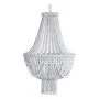 Lampadario DKD Home Decor Bianco Metallo Legno MDF 40 W 220 V 50 x 50 x 128 cm di DKD Home Decor, Lampade a sospensione - Rif...