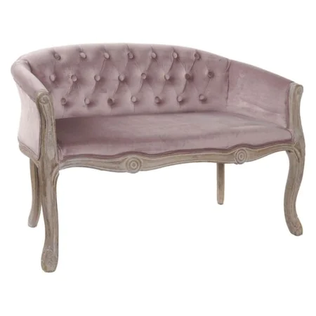 Sofá DKD Home Decor Marrón Rosa Madera Moderno 107 x 61 x 71 cm de DKD Home Decor, Sofás - Ref: S3010630, Precio: 446,15 €, D...