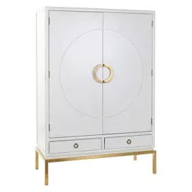 Armario DKD Home Decor Blanco Dorado Metal Álamo 120 x 50 x 175 cm de DKD Home Decor, Armarios - Ref: S3010889, Precio: 1,00 ...