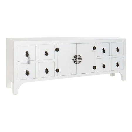 Mesa TV com Gavetas DKD Home Decor Abeto Madeira MDF (130 x 24 x 51 cm) de DKD Home Decor, Mesas e suportes para TV - Ref: S3...