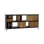 Buffet DKD Home Decor Alvin Noir Naturel Fer Frêne 160 x 40 x 75 cm de DKD Home Decor, Buffets, crédences et vaisseliers - Ré...