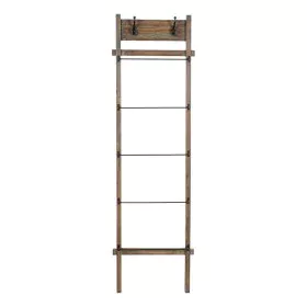 Coat rack DKD Home Decor Wood Metal (46 x 9 x 1 cm) by DKD Home Decor, Coat Racks - Ref: S3011755, Price: 94,51 €, Discount: %