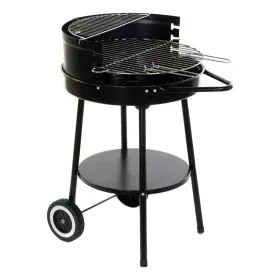 Holzkohlegrill mit Rädern DKD Home Decor Schwarz Metall Kunststoff 59 x 49,5 x 82 cm von DKD Home Decor, Barbecues im Freien ...