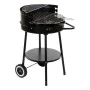 Barbecue a Carboni con Ruote DKD Home Decor Nero Metallo Plastica 59 x 49,5 x 82 cm di DKD Home Decor, Barbecue all'aperto - ...