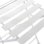 Ensemble Table + 2 Chaises DKD Home Decor Blanc 80 cm 60 x 60 x 70 cm (3 pcs) de DKD Home Decor, Salons de jardin - Réf : S30...