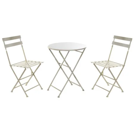 Conjunto de mesa com 2 cadeiras DKD Home Decor 80 cm 60 x 60 x 70 cm de DKD Home Decor, Conjuntos de mobiliário de jardim - R...