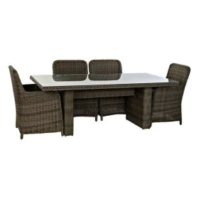 Conjunto de Mesa con 6 Sillas DKD Home Decor 94 cm 200 x 100 x 75 cm (7 pcs) de DKD Home Decor, Conjuntos de muebles de jardí...