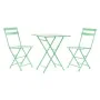 Conjunto de mesa com 2 cadeiras DKD Home Decor MB-177411 60 x 60 x 75 cm (3 pcs) de DKD Home Decor, Conjuntos de mobiliário d...