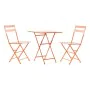 Table set with 2 chairs DKD Home Decor MB-177412 Coral 60 x 60 x 75 cm (3 pcs) by DKD Home Decor, Garden Furniture Sets - Ref...