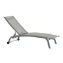 Sun-lounger DKD Home Decor With wheels Grey PVC Aluminium (187,5 x 64 x 97 cm) by DKD Home Decor, Sunloungers - Ref: S3012898...