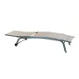 Ligstoel DKD Home Decor Com rodas Cinzento PVC Alumínio (187,5 x 64 x 97 cm) de DKD Home Decor, Espreguiçadeiras - Ref: S3012...