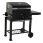 Coal Barbecue with Cover and Wheels DKD Home Decor Black Metal Steel 140 x 60 x 108 cm (140 x 60 x 108 cm) by DKD Home Decor,...