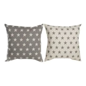 Cushion DKD Home Decor Beige Brown 60 x 10 x 60 cm Stars (2 Units) by DKD Home Decor, Cushions - Ref: S3013345, Price: 36,78 ...