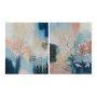 Pintura DKD Home Decor Branches Abstrato 80 x 4 x 100 cm Moderno (2 Unidades) de DKD Home Decor, Impressões sobre tela - Ref:...