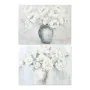 Cuadro DKD Home Decor Vase 120 x 3,8 x 90 cm Jarrón Romántico (2 Unidades) de DKD Home Decor, Impresiones sobre lienzo - Ref:...