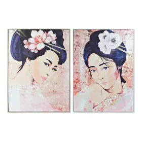 Pintura DKD Home Decor CU-179961 Oriental 103,5 x 4,5 x 144 cm (2 Unidades) de DKD Home Decor, Impressões sobre tela - Ref: S...