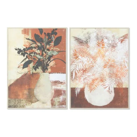 Painting DKD Home Decor 52 x 2,7 x 72 cm Plant Scandinavian (2 Units) by DKD Home Decor, Prints on Canvas - Ref: S3013688, Pr...