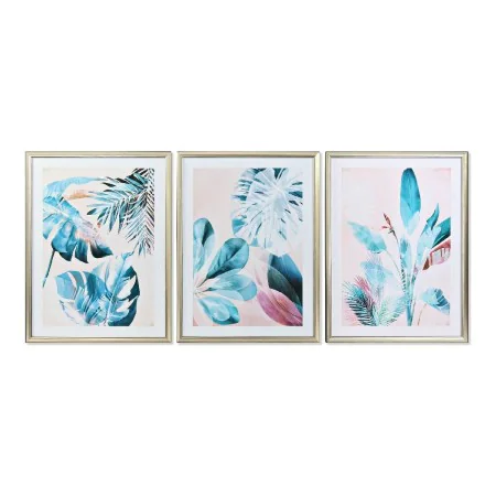 Quadro DKD Home Decor 60 x 4 x 80 cm Tropicale (3 Pezzi) di DKD Home Decor, Stampe e quadri su tela - Rif: S3013706, Prezzo: ...