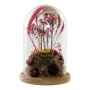 Figurine Décorative DKD Home Decor Verre Fleurs Bois MDF (17 x 17 x 26 cm) de DKD Home Decor, Objets de décoration - Réf : S3...