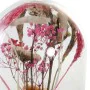 Figurine Décorative DKD Home Decor Verre Fleurs Bois MDF (17 x 17 x 26 cm) de DKD Home Decor, Objets de décoration - Réf : S3...